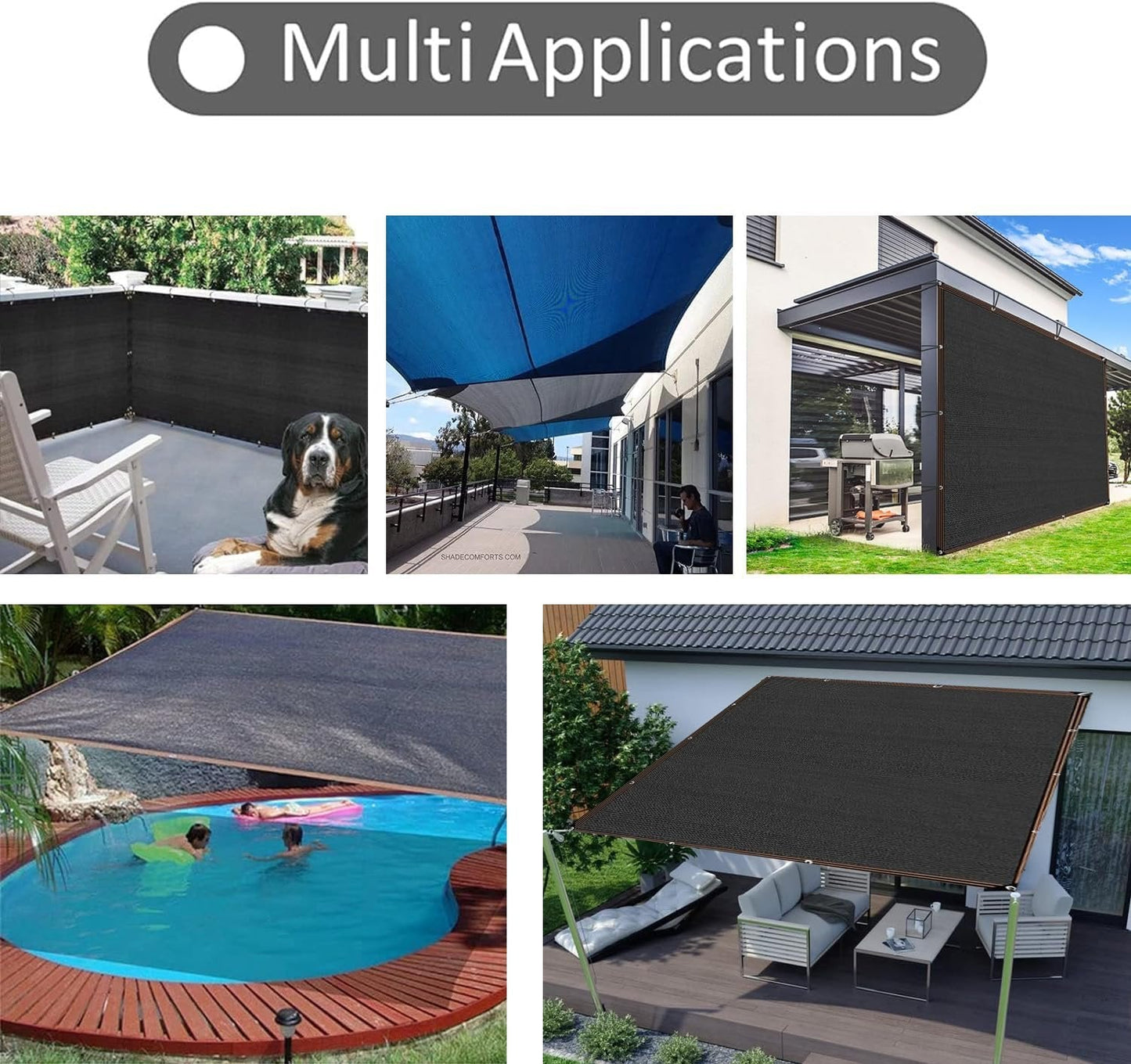 Heavy Duty Sunblock Shade Net