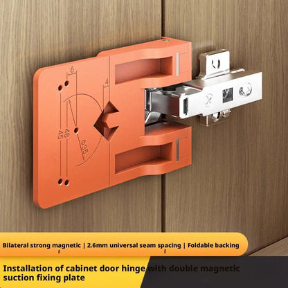 Magnetic Positioning Hinge Mounting Limit Plate