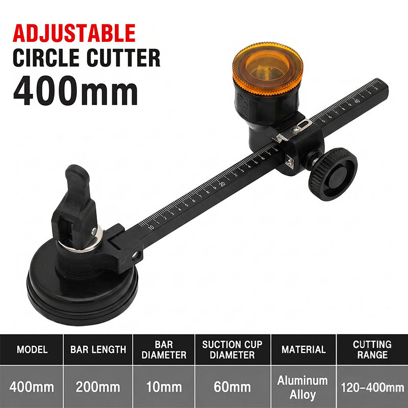 🔥Glass Circle Cutter Tool for Tiles and Ceramics with Adjustable Features