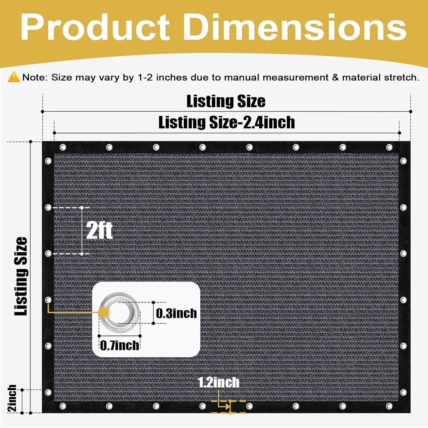 Heavy Duty Sunblock Shade Net