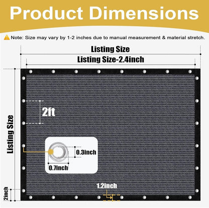 Heavy Duty Sunblock Shade Net