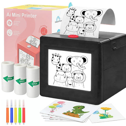TYIIFIND AI Voice-Activated Mini Sticker Printer