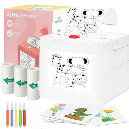TYIIFIND AI Voice-Activated Mini Sticker Printer