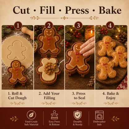 🎄 Christmas Mini Pie Mold Collection