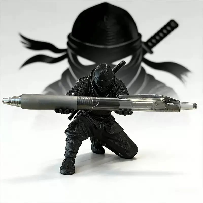 ⚔️3D Printed Ninja Pen Holder Desk Organizer
