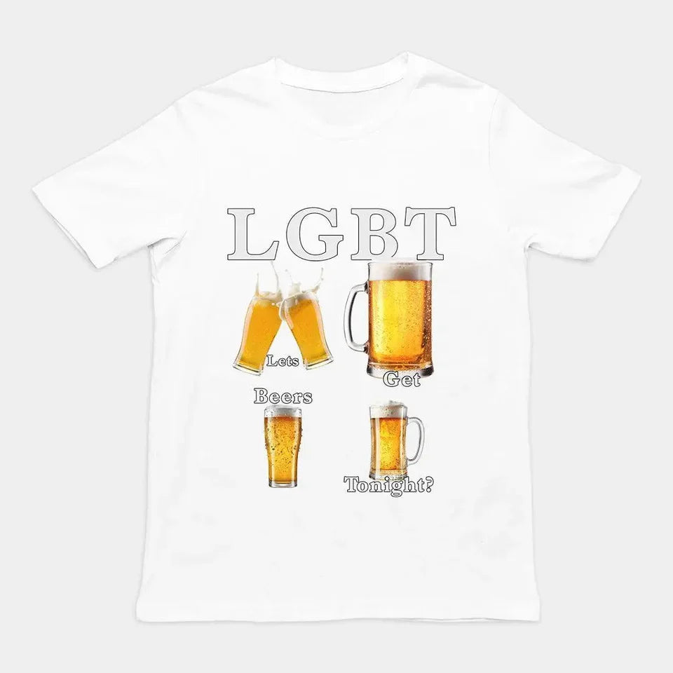 😂🍻LGBT – Let's Get Beers Tonight T-Shirt