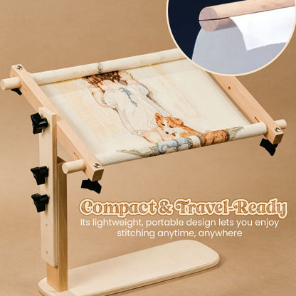 Adjustable Tabletop Embroidery Stand – Cross Stitch Frame Holder
