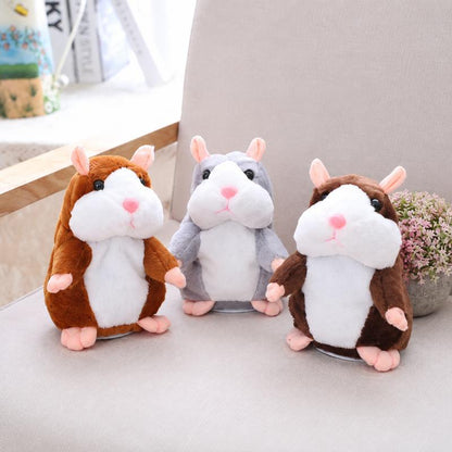 🐹 Talking Hamster Plush – repeats whatever you say, auto head-shaking, hilarious fun for kids & adults🎁