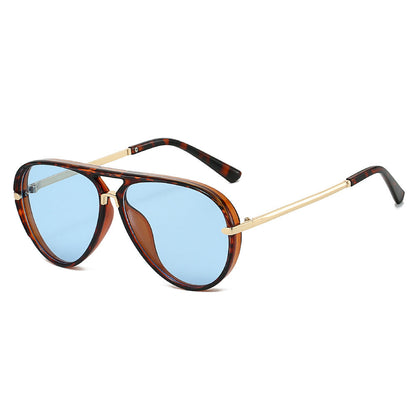 Retro Oversized Aviator Sunglasses