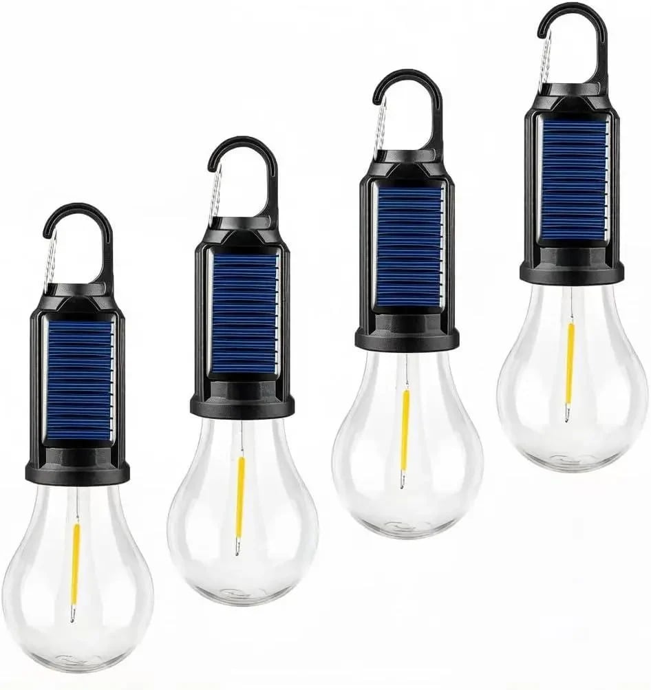 💡Rechargeable Solar LED Light Bulbs with Waterproof Clip Hook💡