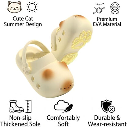 PawClogs - Cat Clogs with Paw Print