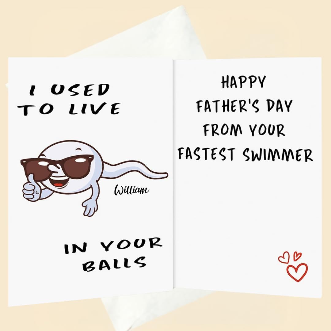😂2026 Funny Father's Day Greeting Card