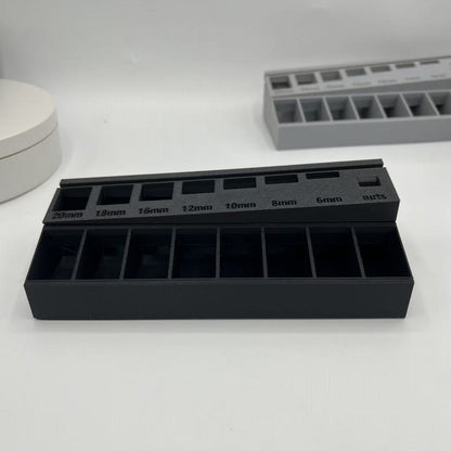 M3 Screw Organizer – Precision Bolt Sorter Tray with 7 Measuring Slots