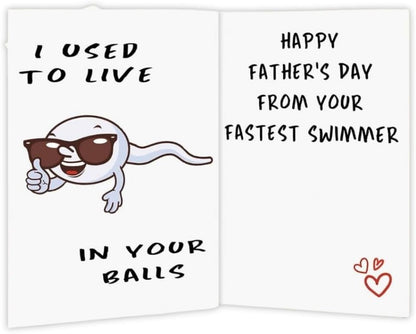 😂2026 Funny Father's Day Greeting Card