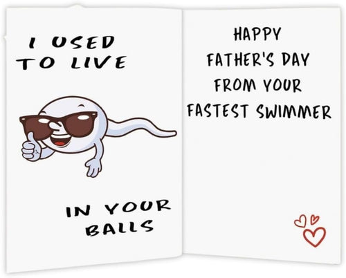 😂2026 Funny Father's Day Greeting Card