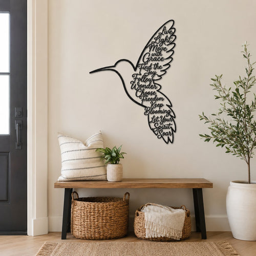 🐦Keep Blooming Hummingbird Wall Art