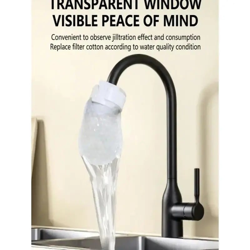 Universal Faucet Filter Bag Effective filtration for tap water and spring water, removes rust and various impurities