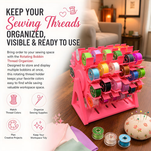 🧵Rotating Bobbin Thread Organizer