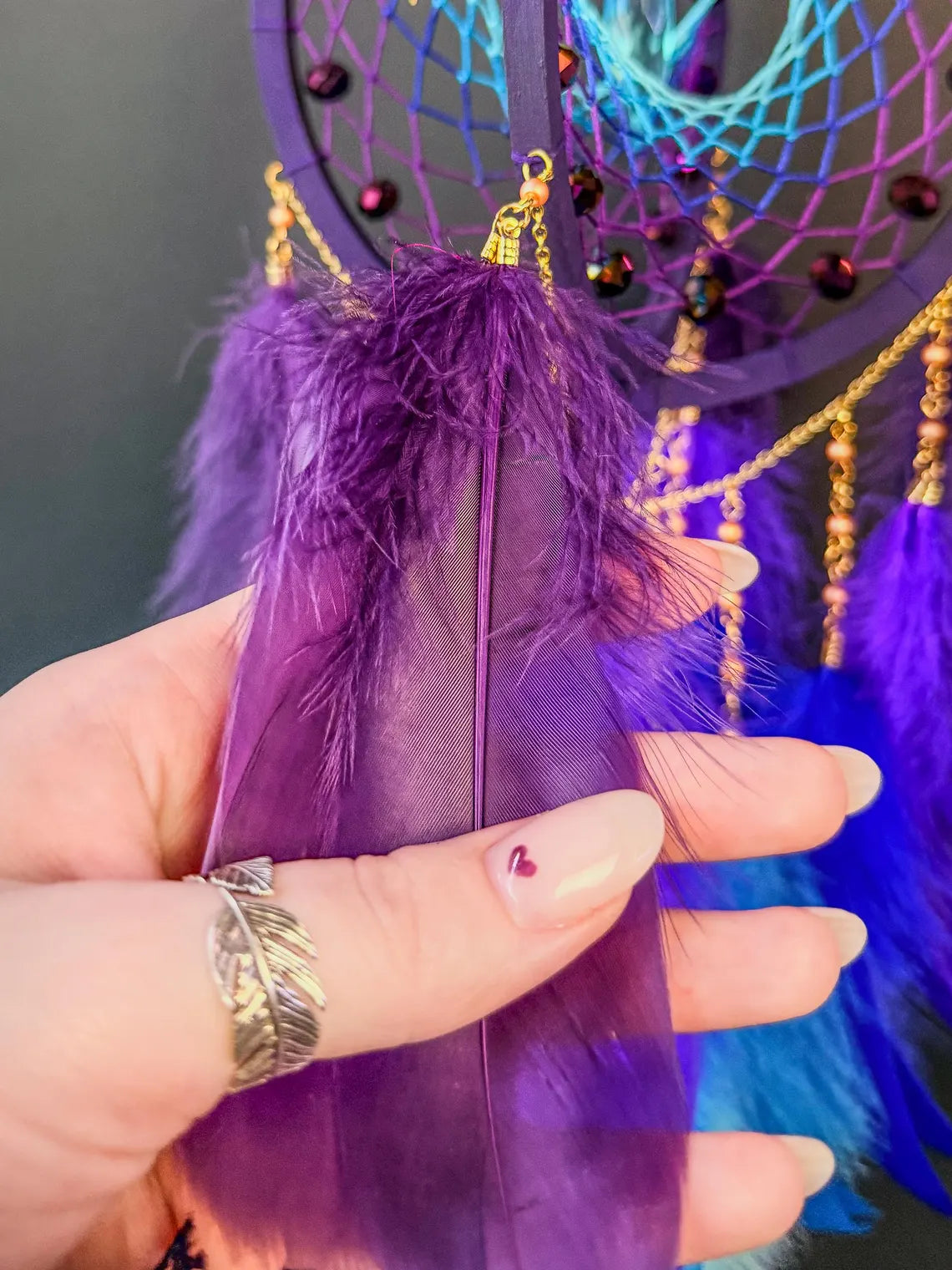 3D Mystical Crystal Dreamcatcher