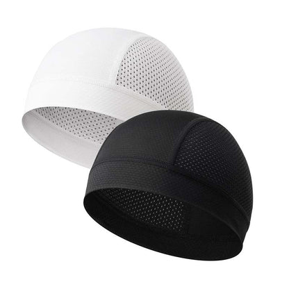 🧢 2 Pack Breathable Skull Cap for Men | Lightweight Sweat-Wicking Head Wrap & Helmet Liner for Cycling, Running & Motorcycling