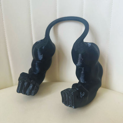Creative Green Giant Muscle Arm Cat Toy