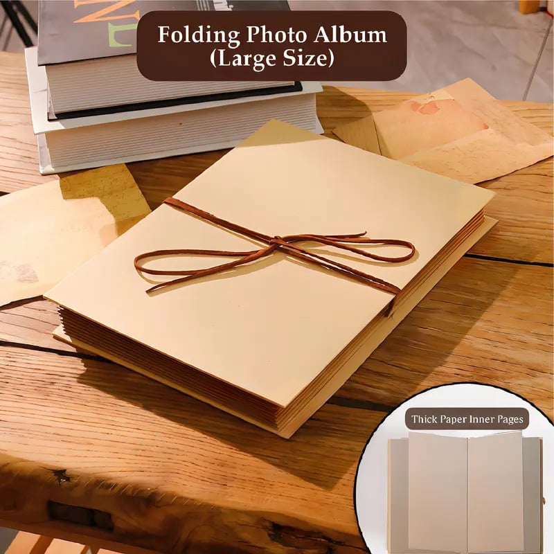 The Memory Keeper: 99+ Inch Accordion Scrapbook Album
