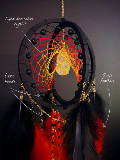 3D Mystical Crystal Dreamcatcher