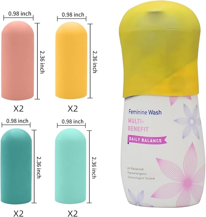 8PCS Silicone Travel Bottle Sleeves