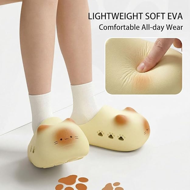 PawClogs - Cat Clogs with Paw Print