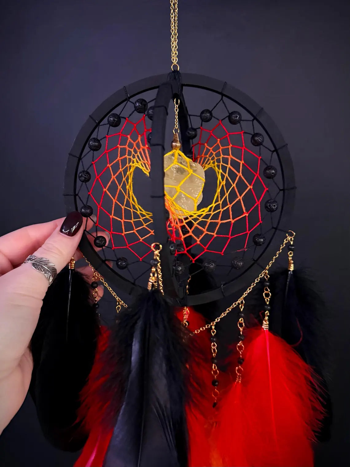 3D Mystical Crystal Dreamcatcher