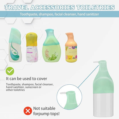 8PCS Silicone Travel Bottle Sleeves