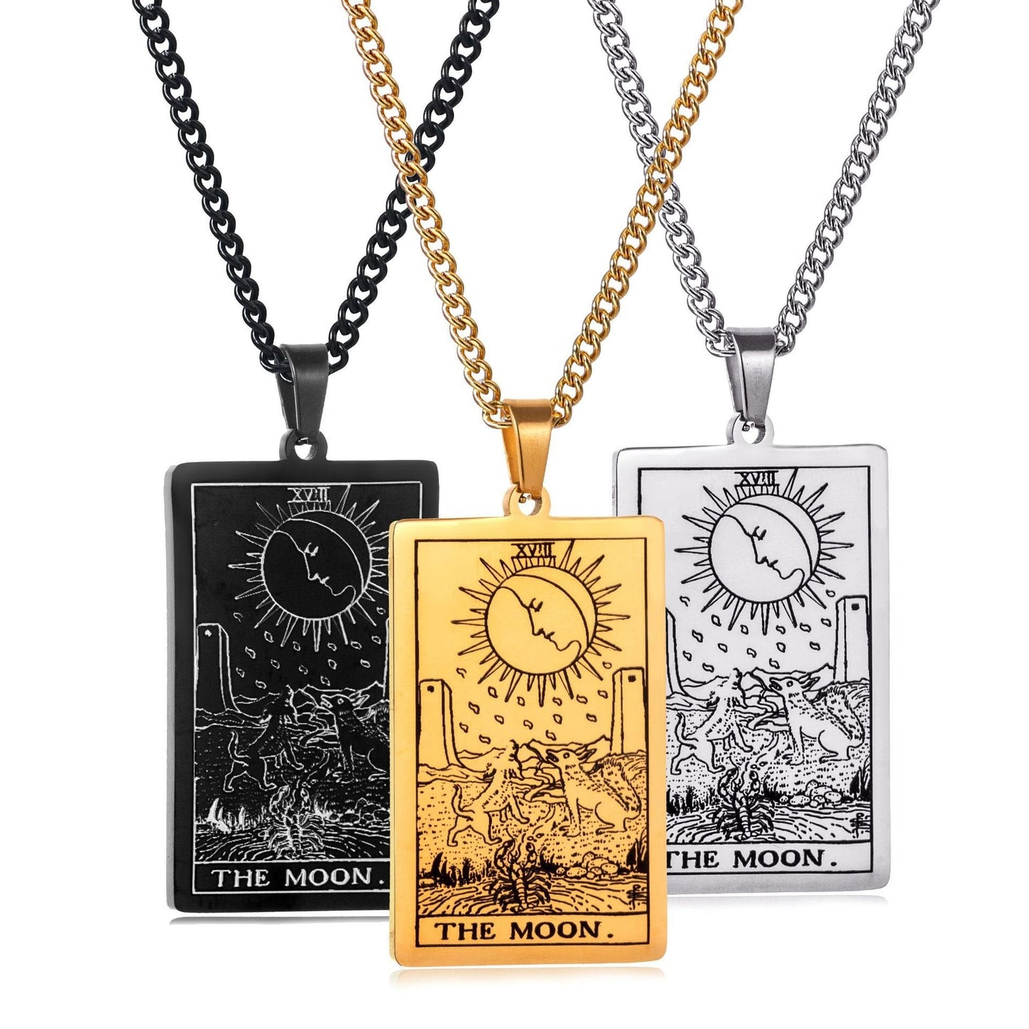 🔮 Mystical Tarot Card Pendant Necklace