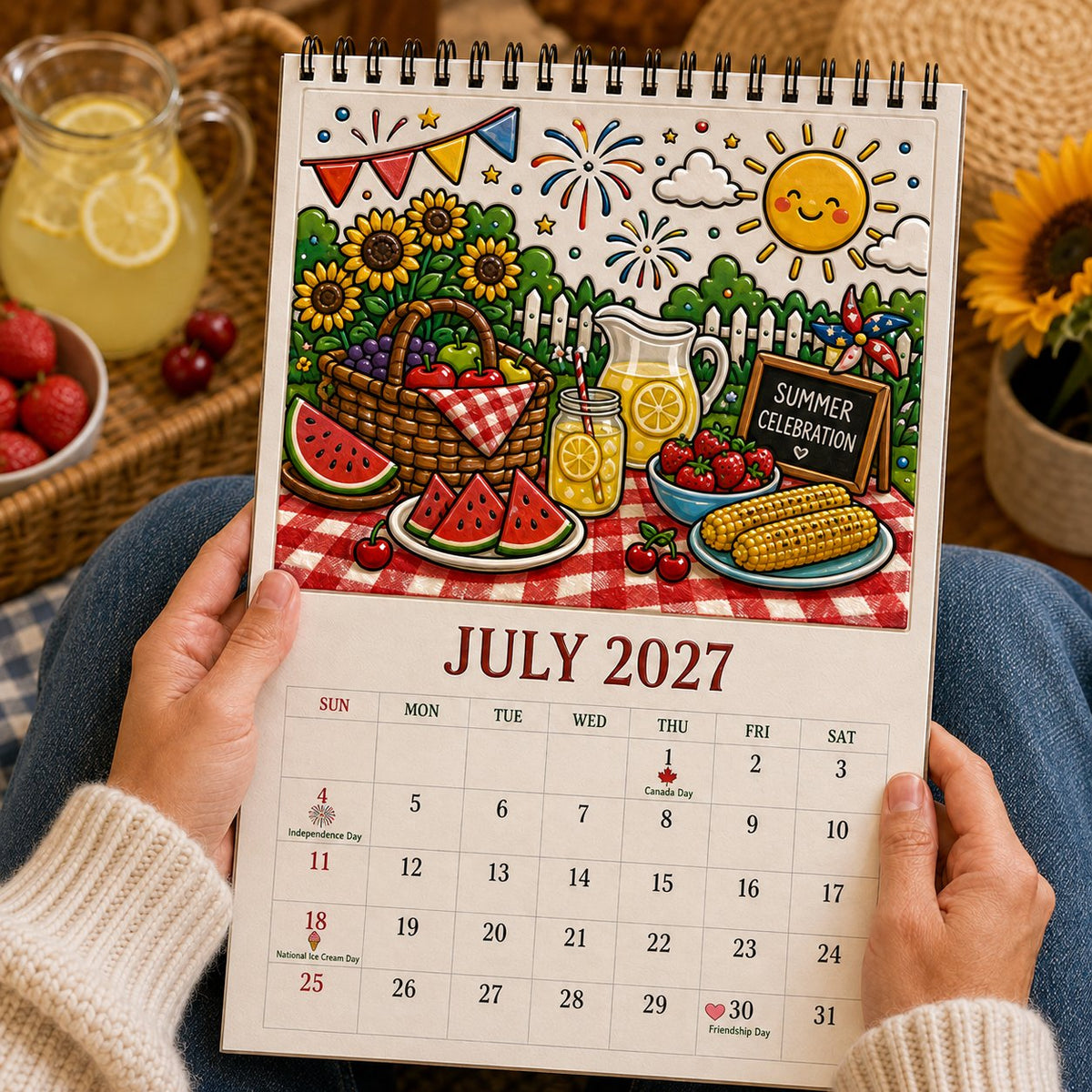 🎨Color Your Year 2027: Creative Coloring Calendarr📅