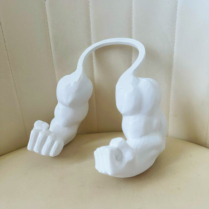 Creative Green Giant Muscle Arm Cat Toy