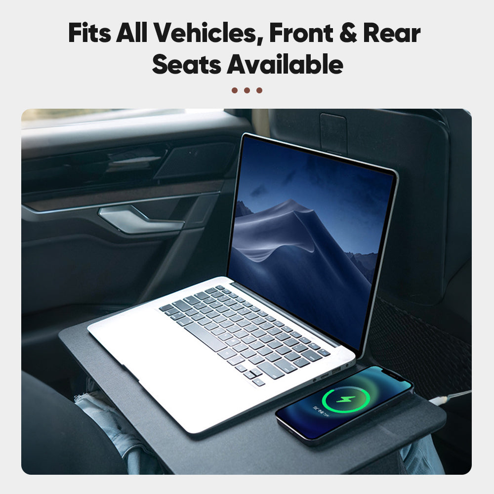 TYIIPLUS Ultra-Slim Foldable Laptop Desk with Integrated Wireless Charging