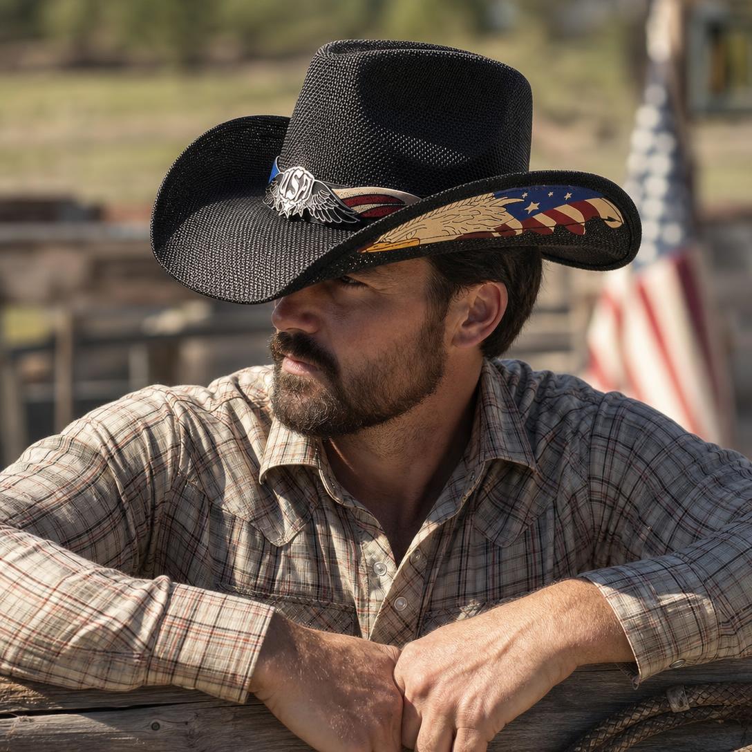 🇺🇸 America 250 Patriot Cowboy Hat