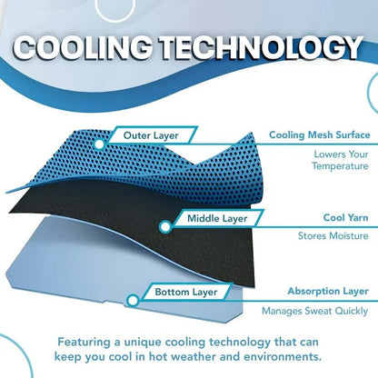 TYIIPLUS™ Instant Cooling Towel – Quick Dry Sports Towel for Gym, Travel & Outdoor Activities