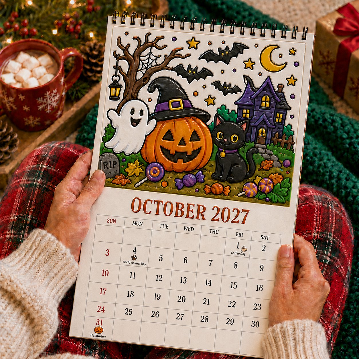🎨Color Your Year 2027: Creative Coloring Calendarr📅