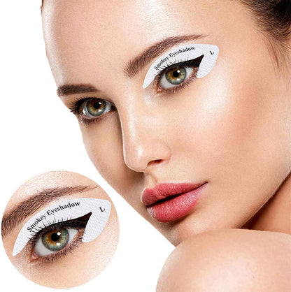 16PCS Eyeliner & Eyeshadow Stencil Kit - Perfect Wings in Seconds