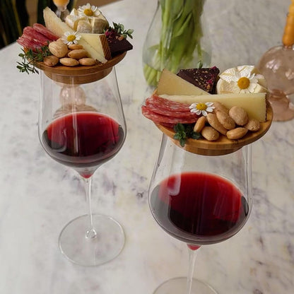 4 Pcs Wine Glass Charcuterie Topper