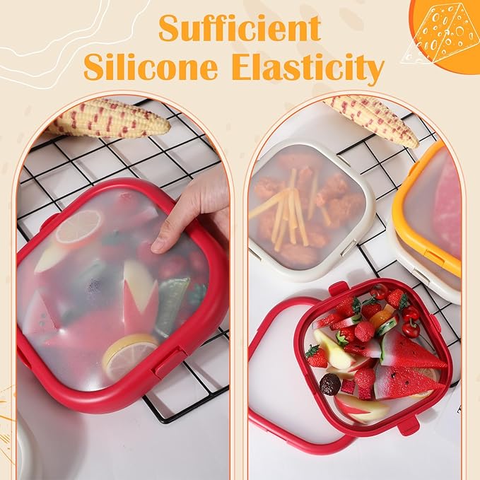Silicone Containers for Storing Fruits and Vegetables, Designed to Prevent Oxidation