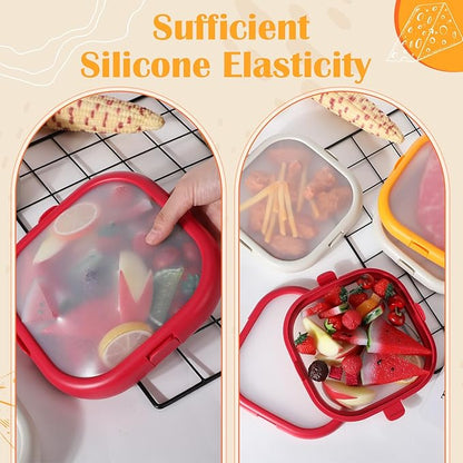 Silicone Containers for Storing Fruits and Vegetables, Designed to Prevent Oxidation