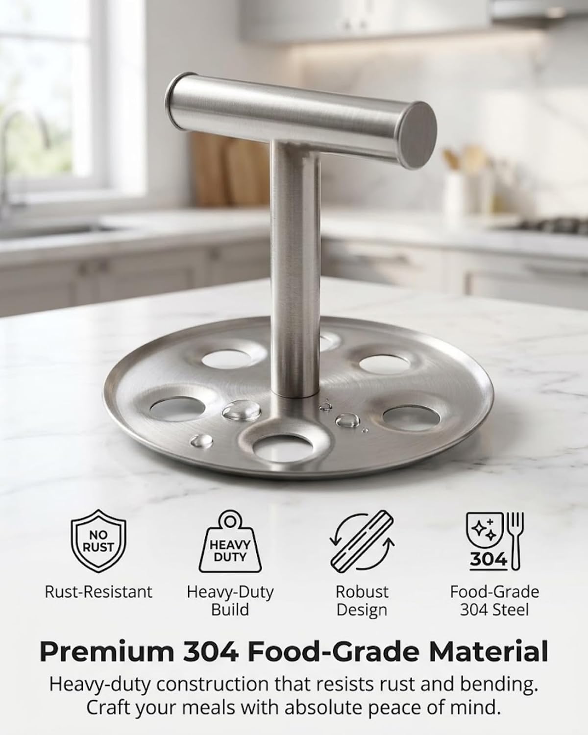 Stainless Steel Meatball Maker Tool & Spoon, Manual Meat Ball Making Mold