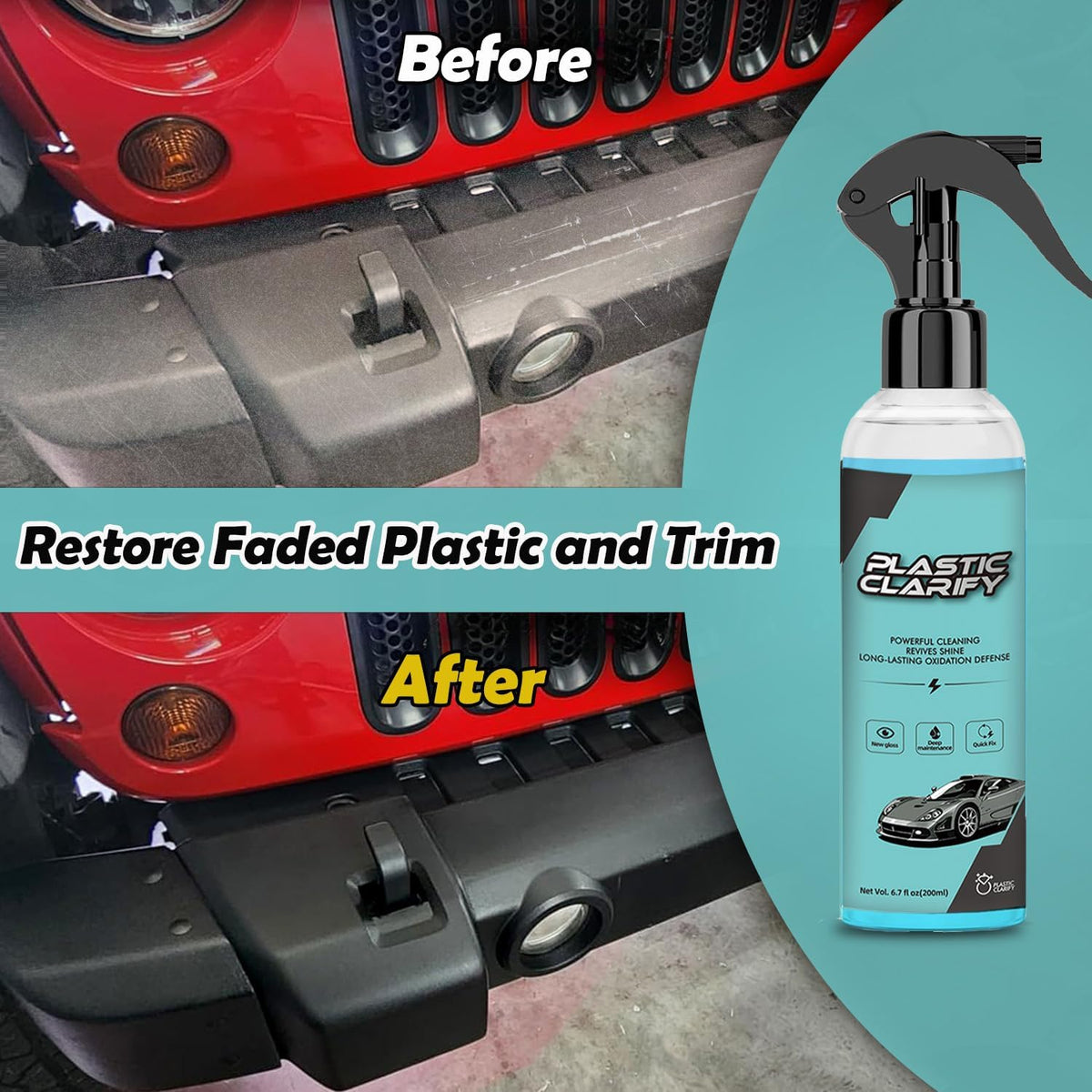 TyiiFind™ Plastic Clarify - Ultimate Plastic & Trim Restorer (200ml)