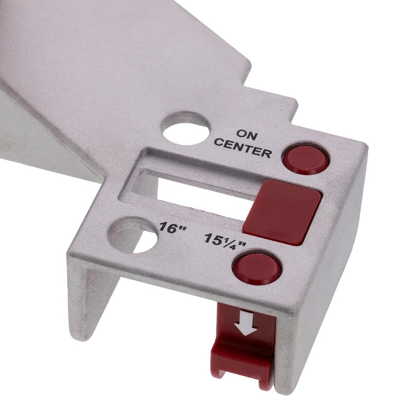TYIIPLUS™ 16" On-Center Stud Layout Tool | Adjustable Aluminum Framing Jig with Comfort Grip Handle