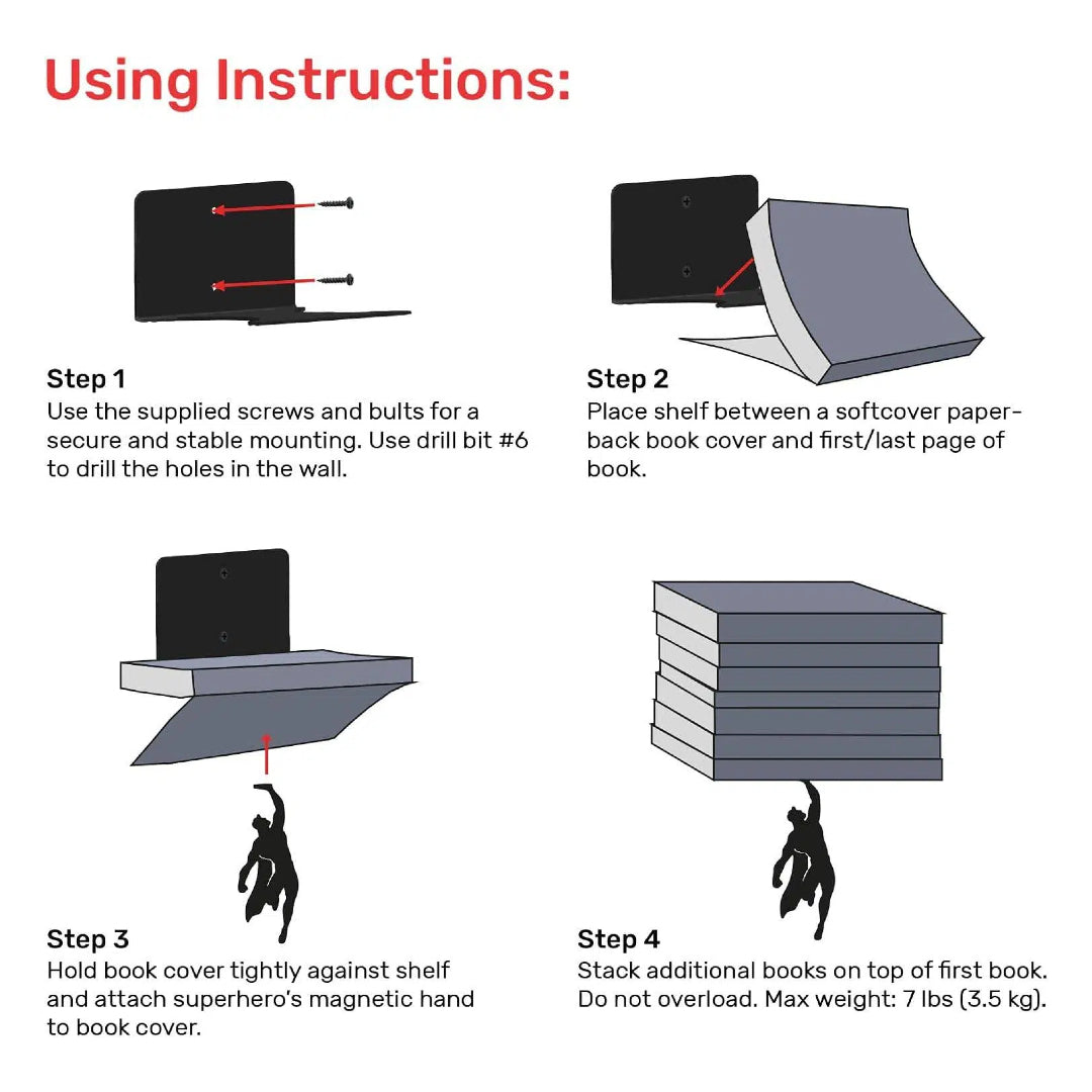 TYIIFIND™ Floating Hero Book Holder