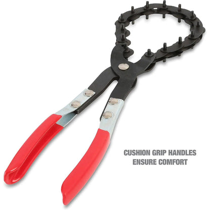 TyiiPLUS Exhaust Cutter, Cuts 3/4" to 3-1/4" Pipe, Durable Chain Cutter Tool, Easy One-Handed Rotation, Compact Pipe Cutter Chain for Tight Spaces