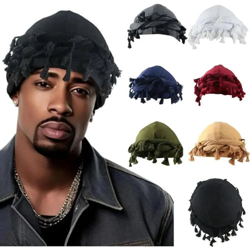Silk Satin Lined Halo Turban Cap