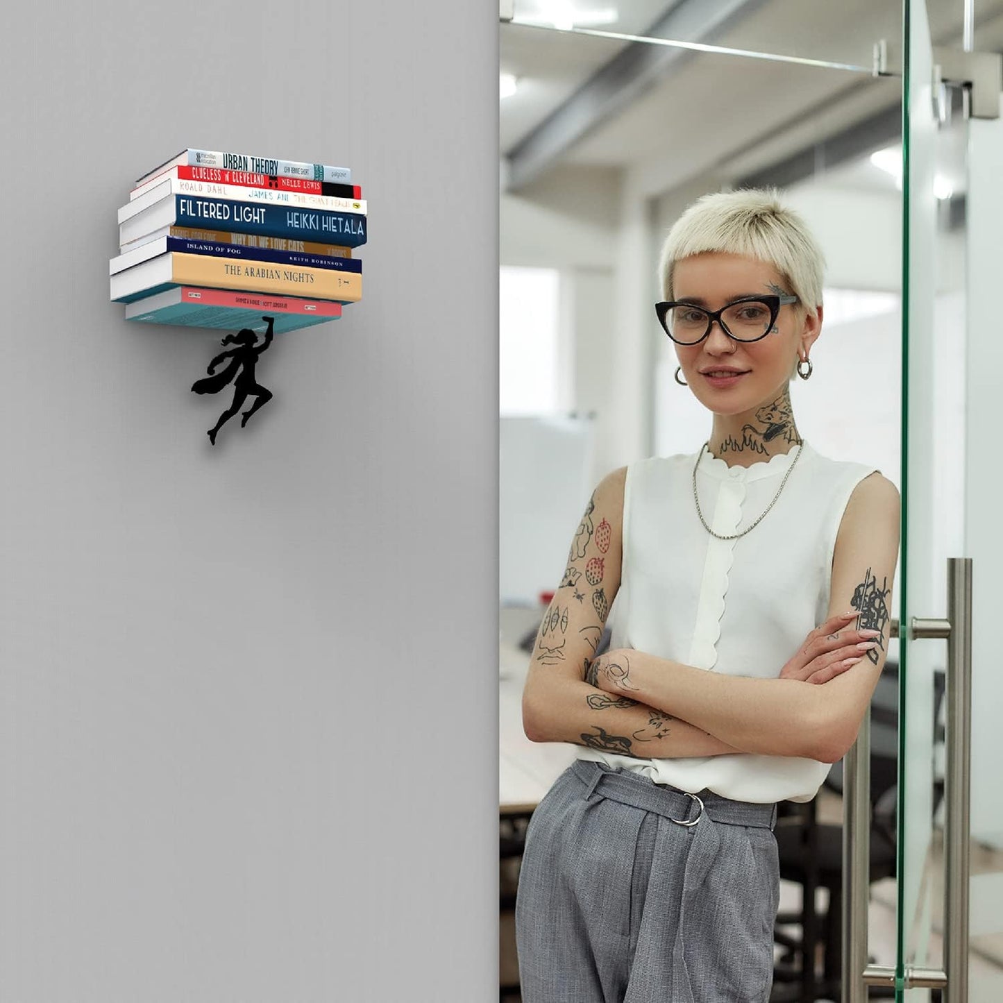 TYIIFIND™ Floating Hero Book Holder