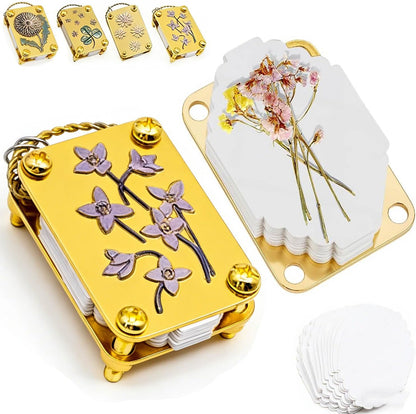 Mini Flower Press Kit with 20 Sheets